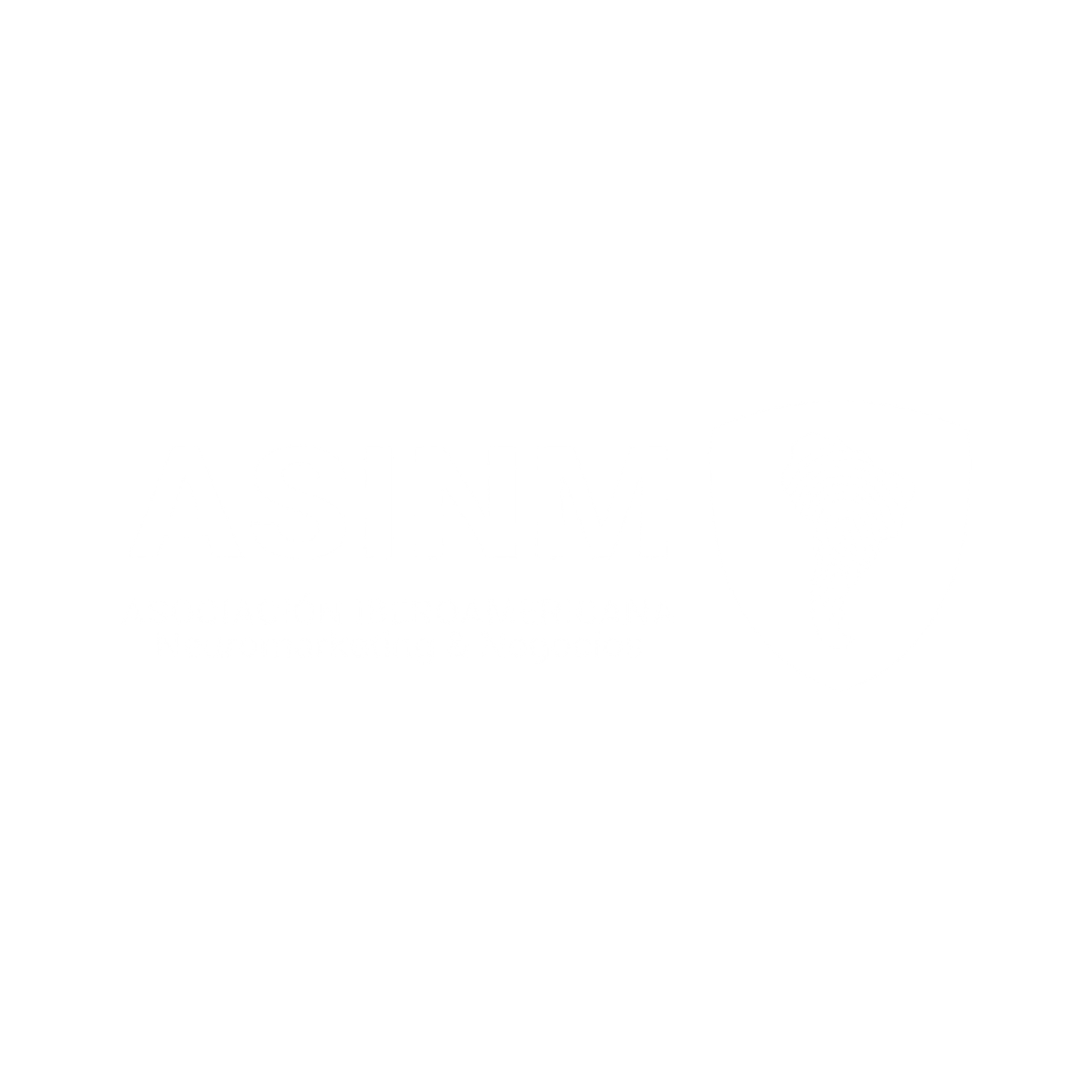 logo ASINM blanco